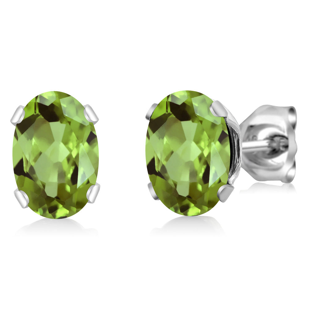 7X5MM Oval Gemstone Birthstone Stud Earrings For Women Men | 925 Sterling Silver | Fine Jewelry Gifts for Her Mom Women Wife