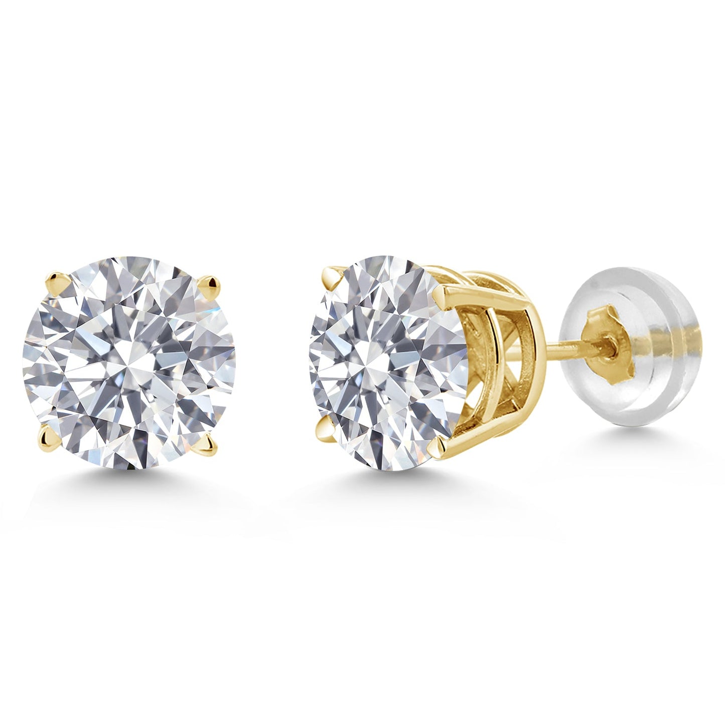 1.50 to 4 Carat 14K Gold IGI Certified Lab Grown Diamond Stud Earrings For Women Men | Round Cut | F-G Color | VS1 Clarity