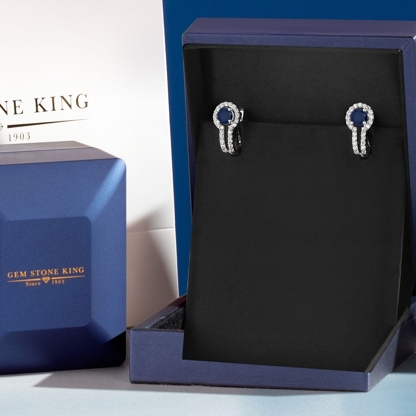 5MM Round French Clip Clasp Hook Earring For Women | 925 Sterling Silver | Gemstone Birthstone and White Created Sapphire Earrings | Fine Jewelry Gifts for Her Mom Women Wife