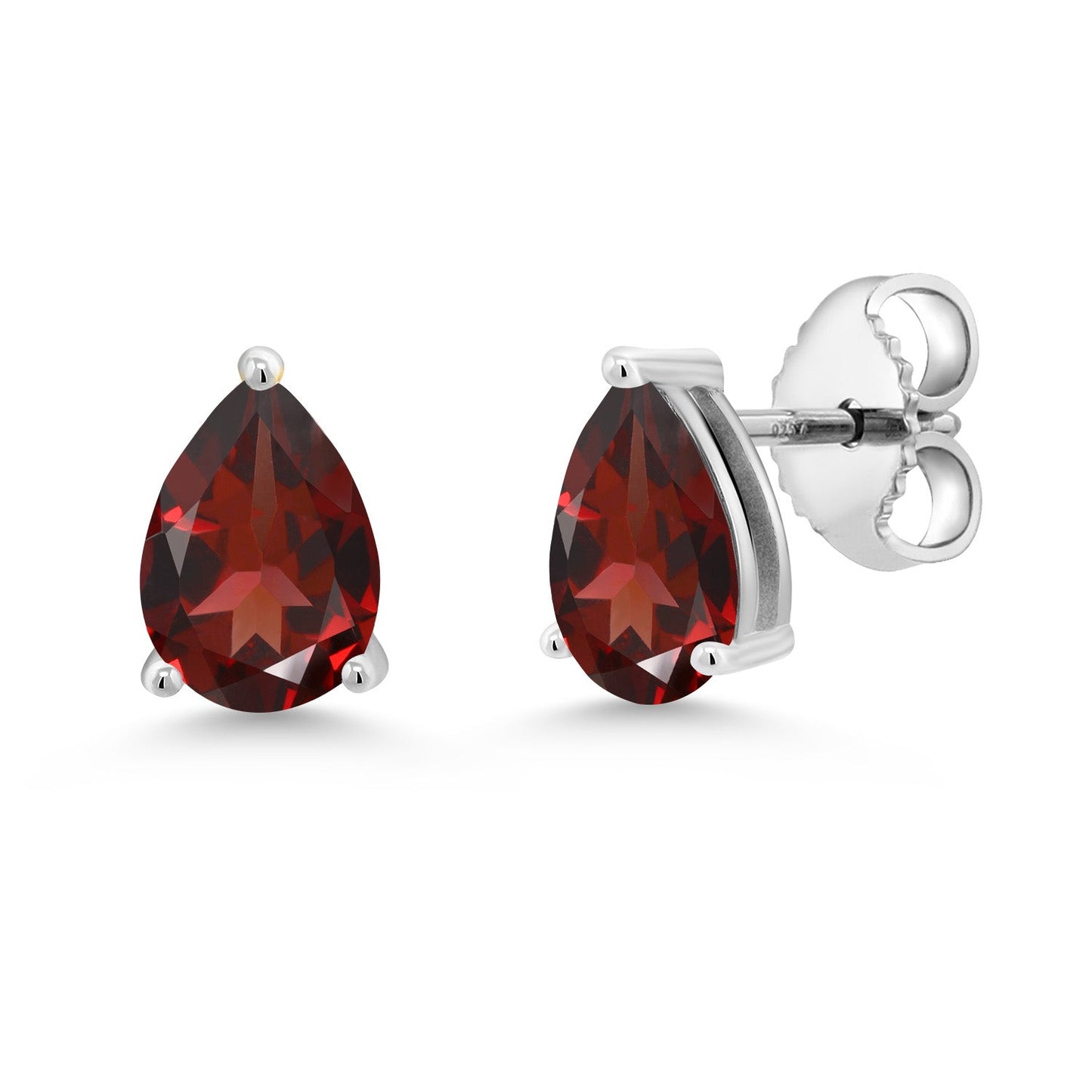 Pear Shape Teardrop Stud Earrings For Women | 7X5MM Pear Shape | 925 Sterling Silver | Gemstone Birthstone | Fine Jewelry Gifts for Her Mom Women Wife