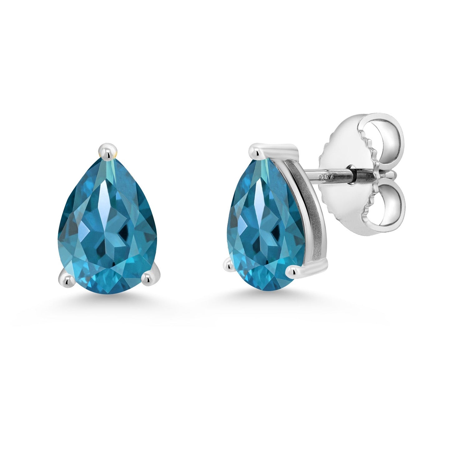 Pear Shape Teardrop Stud Earrings For Women | 7X5MM Pear Shape | 925 Sterling Silver | Gemstone Birthstone | Fine Jewelry Gifts for Her Mom Women Wife