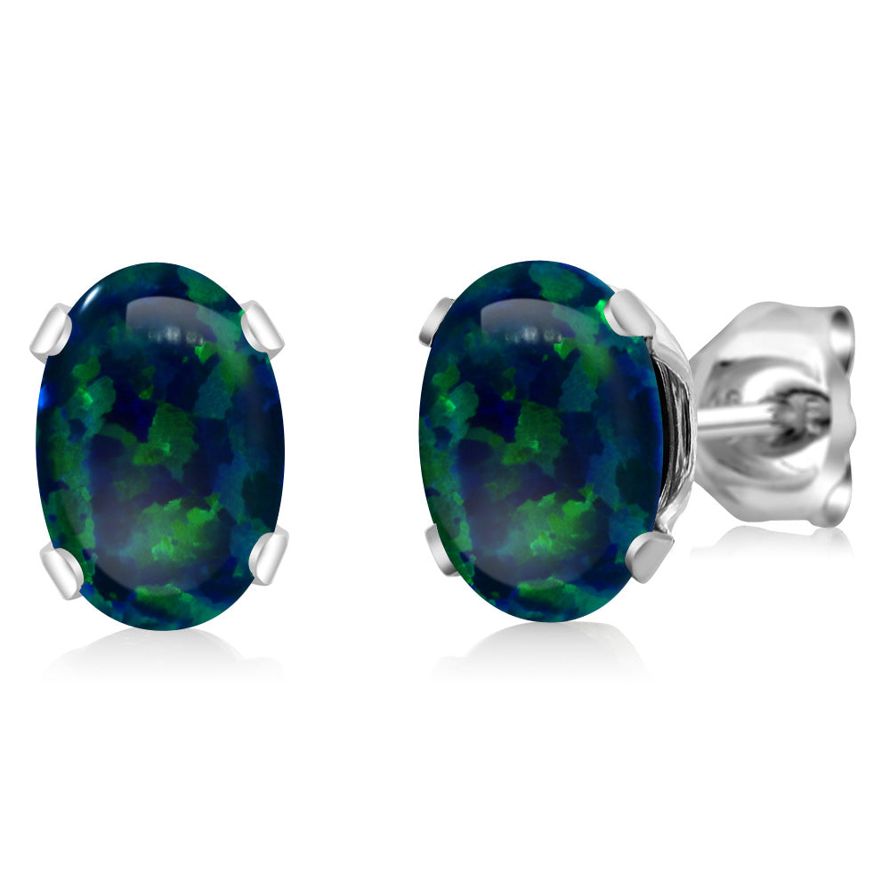 7X5MM Oval Gemstone Birthstone Stud Earrings For Women Men | 925 Sterling Silver | Fine Jewelry Gifts for Her Mom Women Wife