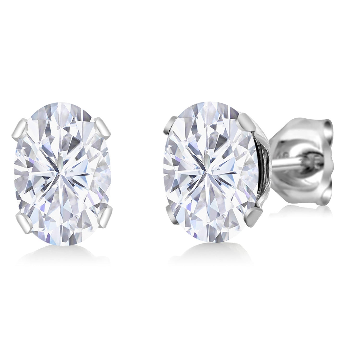 7X5MM Oval Gemstone Birthstone Stud Earrings For Women Men | 925 Sterling Silver | Fine Jewelry Gifts for Her Mom Women Wife