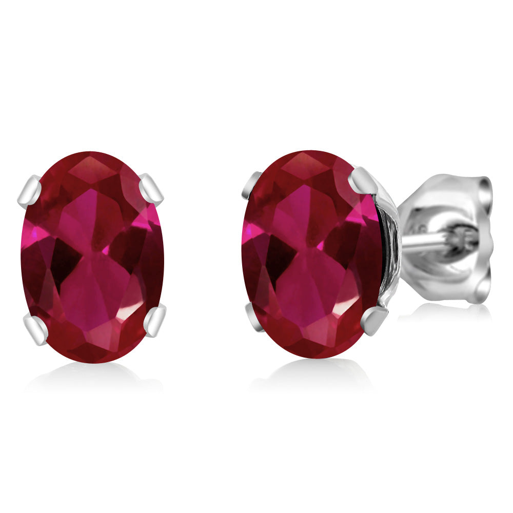 7X5MM Oval Gemstone Birthstone Stud Earrings For Women Men | 925 Sterling Silver | Fine Jewelry Gifts for Her Mom Women Wife