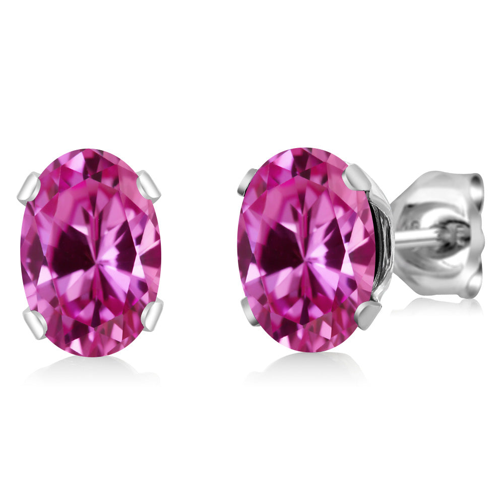 7X5MM Oval Gemstone Birthstone Stud Earrings For Women Men | 925 Sterling Silver | Fine Jewelry Gifts for Her Mom Women Wife