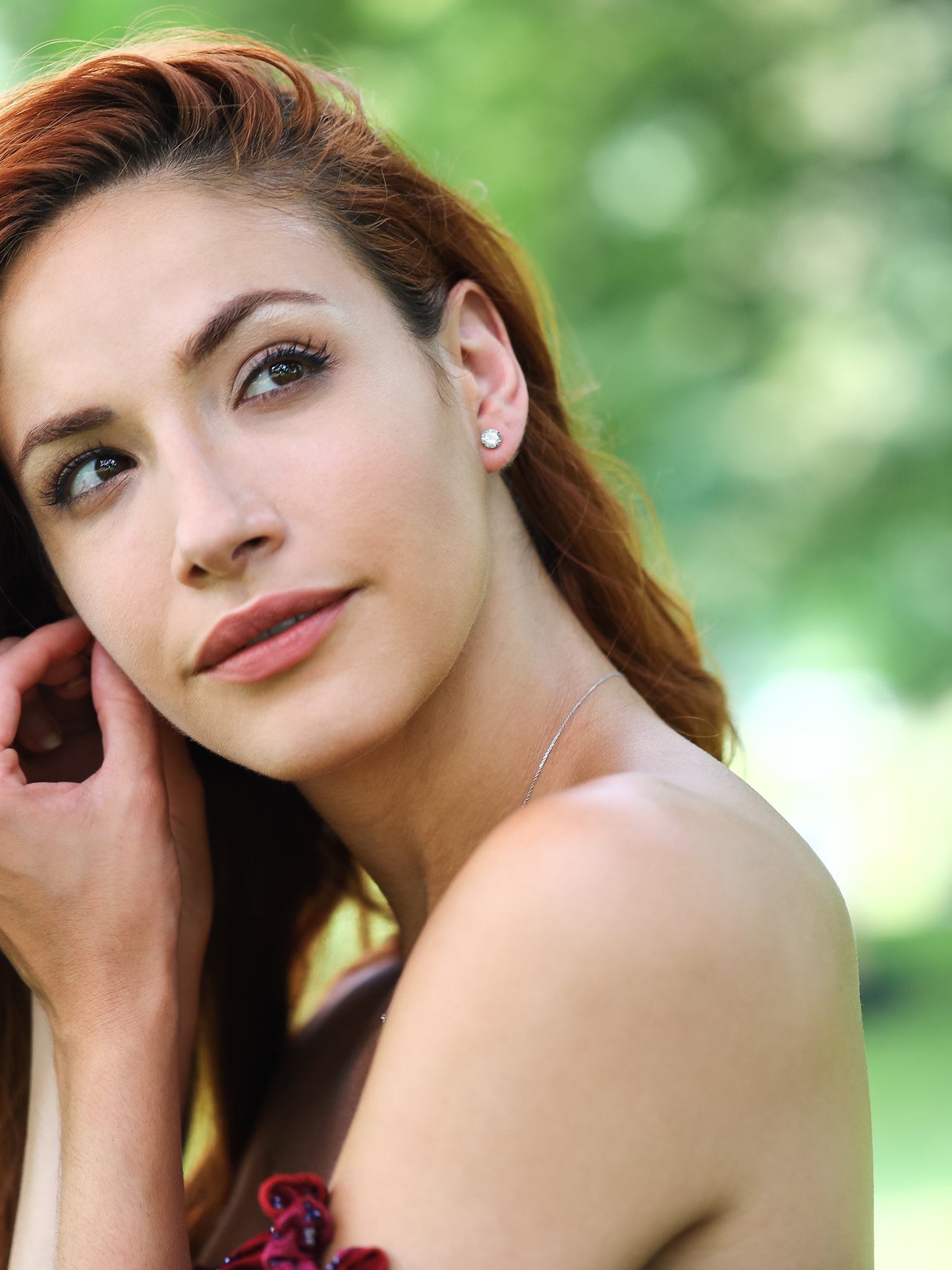 Solid 14K White Gold Forever Classic Moissanite Stud Earrings For Women Men | 1.60 Cttw | Round 6MM